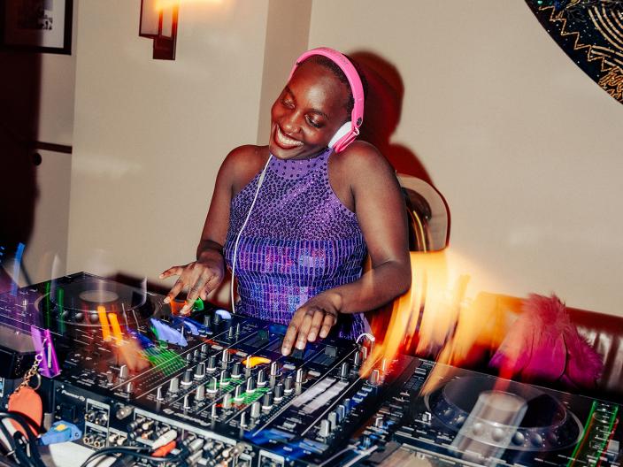 DJ Problematic Black Hottie spins in the Living Room