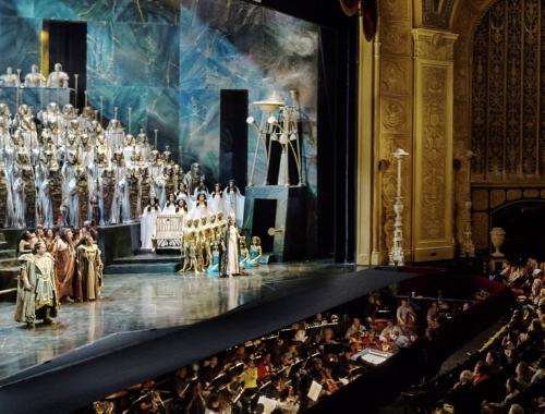 Interior of Detroit Opera House during a performance 