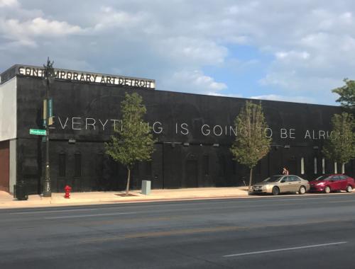 Exterior of Museum of Contemporary Art Detroit