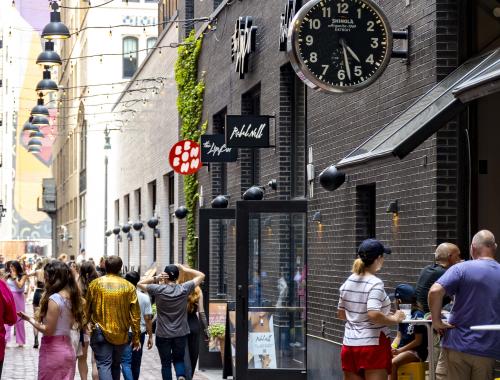 View of Parkers Alley 