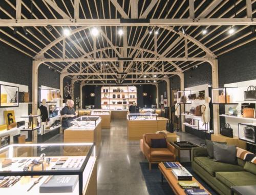 Interior of Shinola Store
