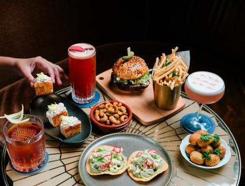 Evening Bar spread of food