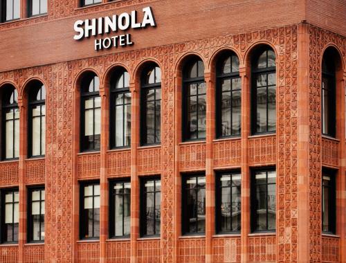 Building exterior of Shinola Hotel in Detroit, MI