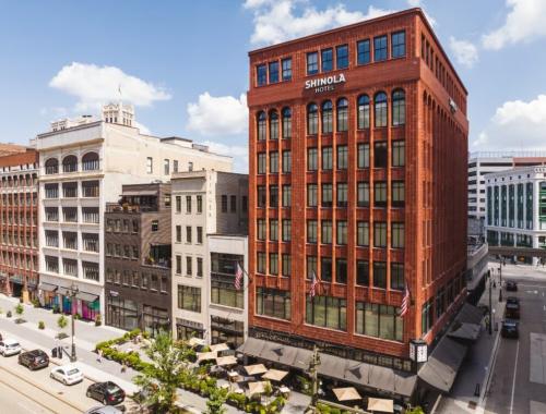 Exterior of Shinola Hotel