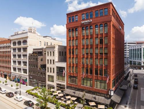 Exterior of Shinola Hotel