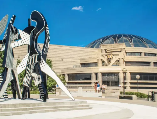 Exterior of Charles H. Wright Museum of African American History