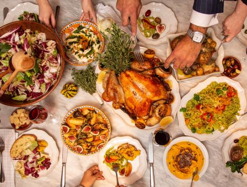 San Morello Thanksgiving Spread