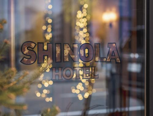 Shinola Hotel during the holidays.