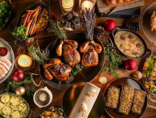 A Christmas Day spread at San Morello