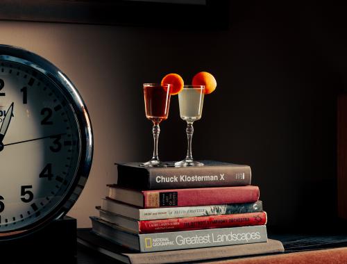 Welcome cocktail in the Living Room.