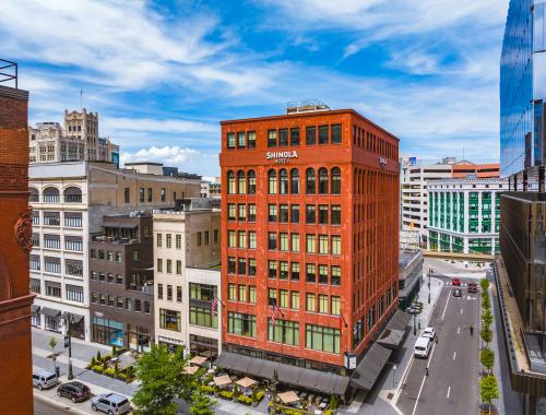Shinola Hotel during springtime.