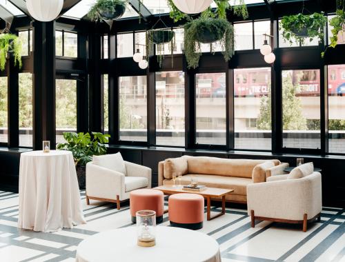 Shinola Hotel's elegant Birdy Room