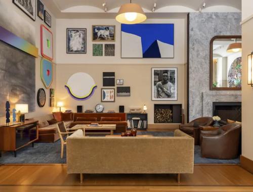Shinola Hotel's Living Room