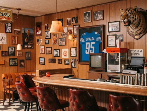 Rendering of Ray's Hometown Bar Detroit