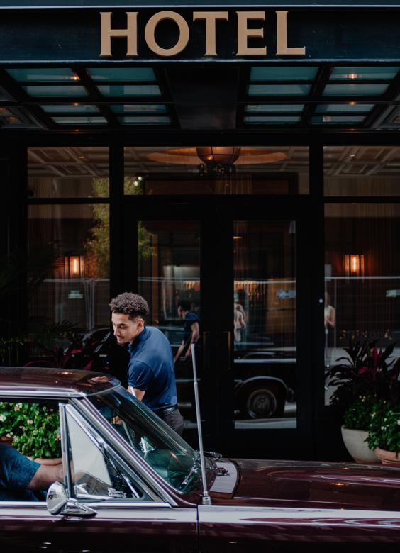 Shinola Hotel arrival