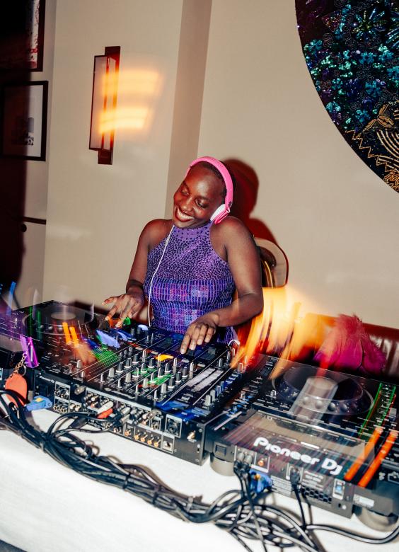 DJ Problematic Black Hottie spins in the Living Room
