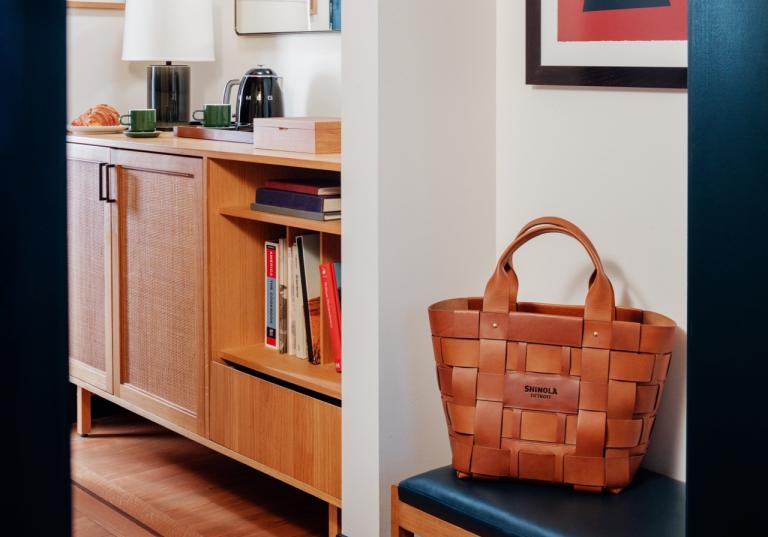 entry way with purse