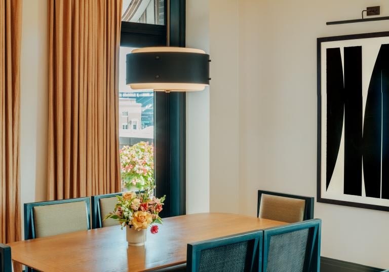 The Argonite Penthouse Dining Area
