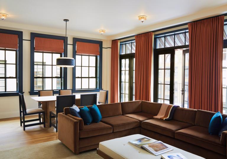The Bedrock Penthouse Dining Area