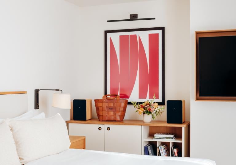 Den King Bedroom with Artwork