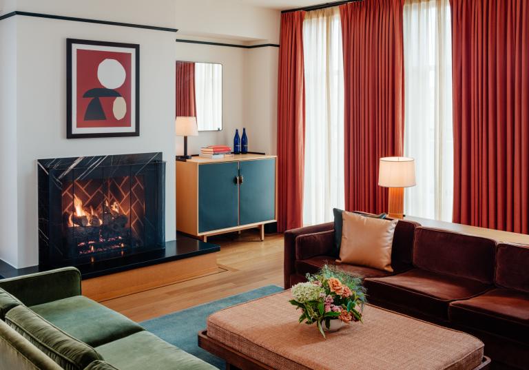 The Hideout Penthouse Living Area