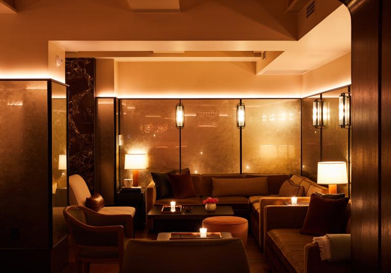 Interior at the Evening Bar 