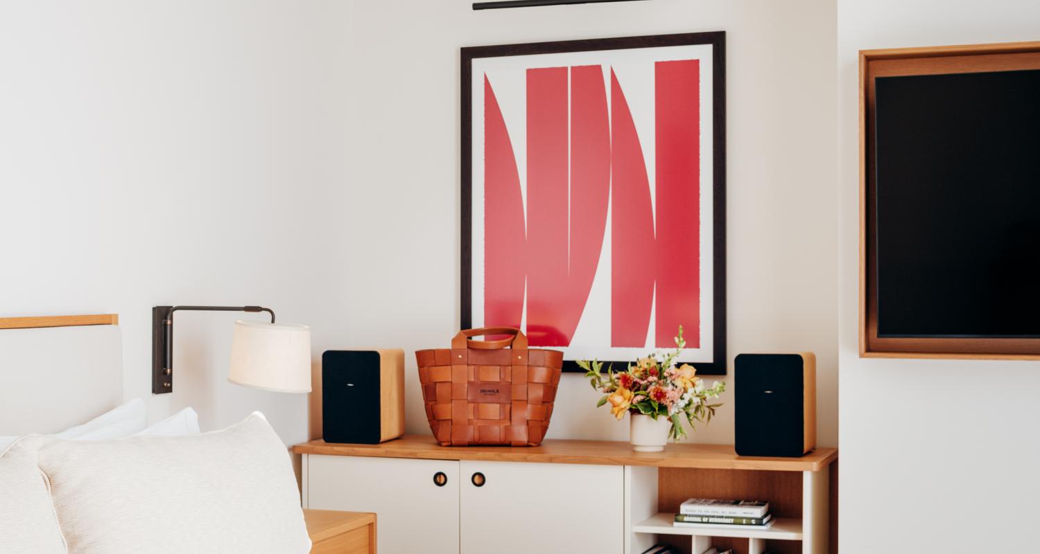 Den King Bedroom with Artwork