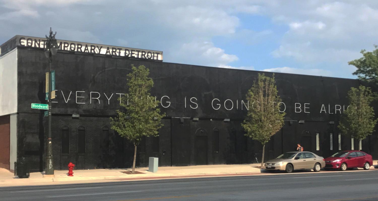 Exterior of Museum of Contemporary Art Detroit