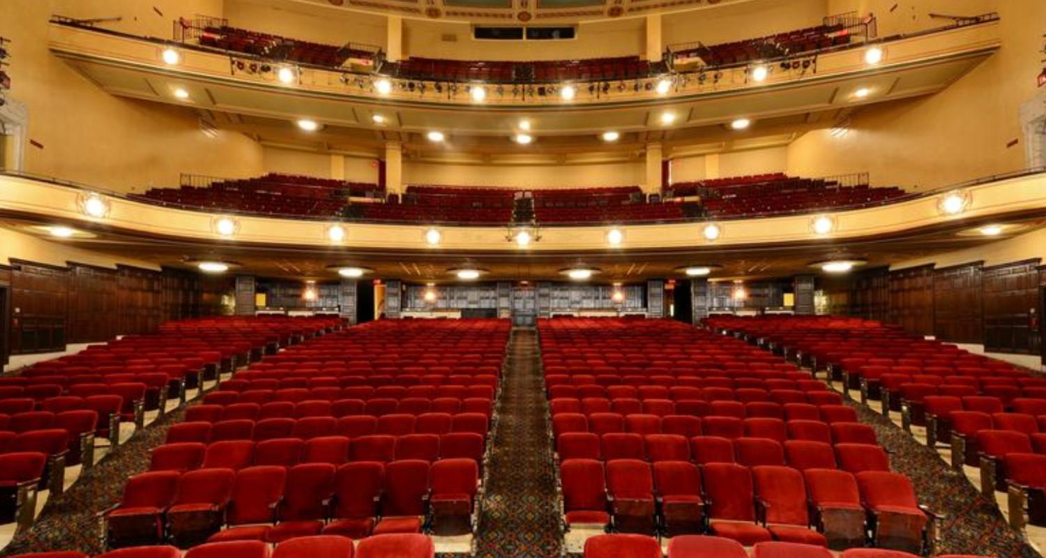 Empty Theatre of the Music Hall Center for Performing Arts
