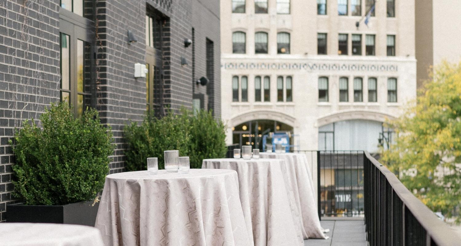 Shinola Hotels Foundry Meeting room balcony