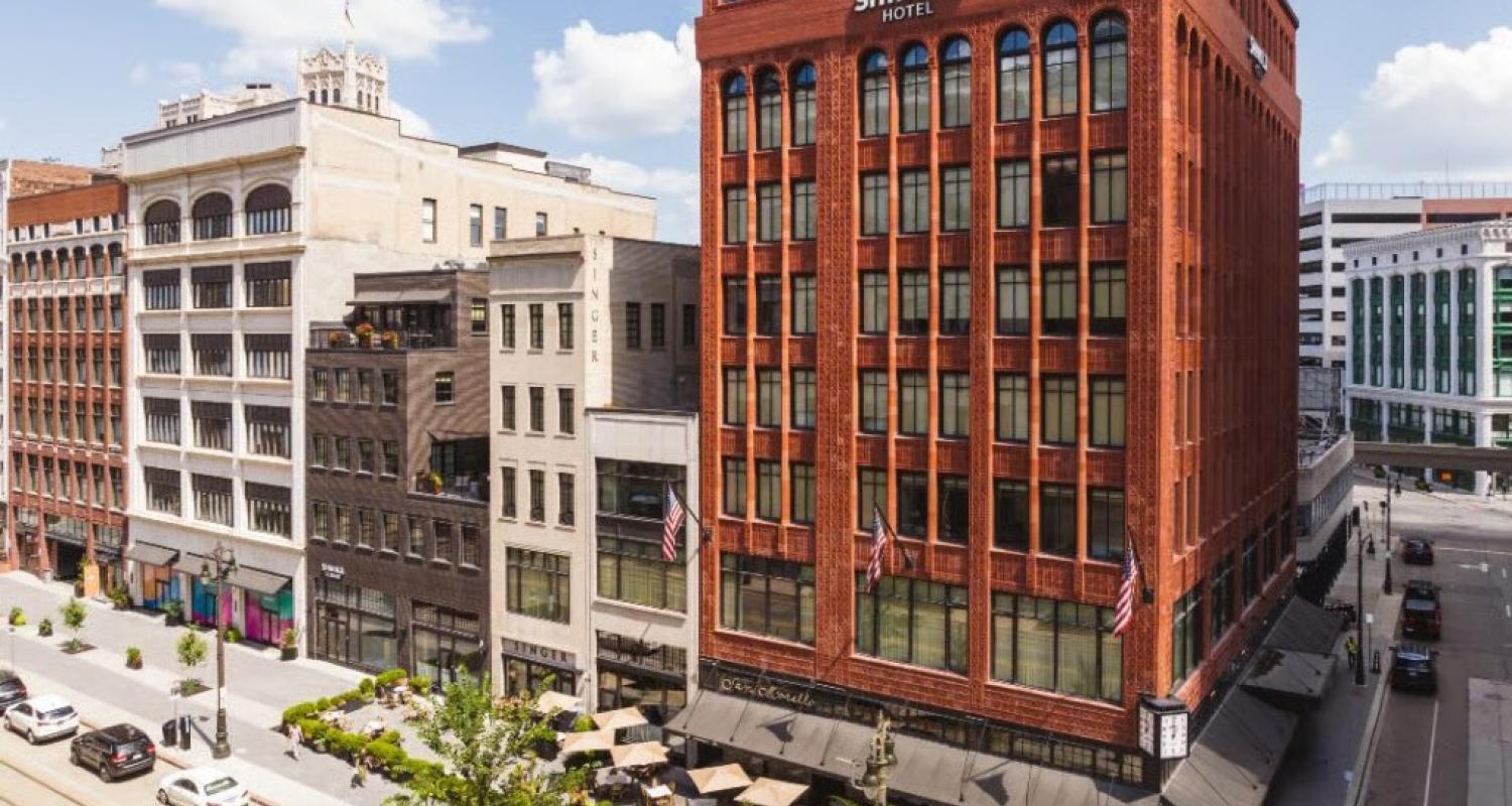 Exterior of Shinola Hotel