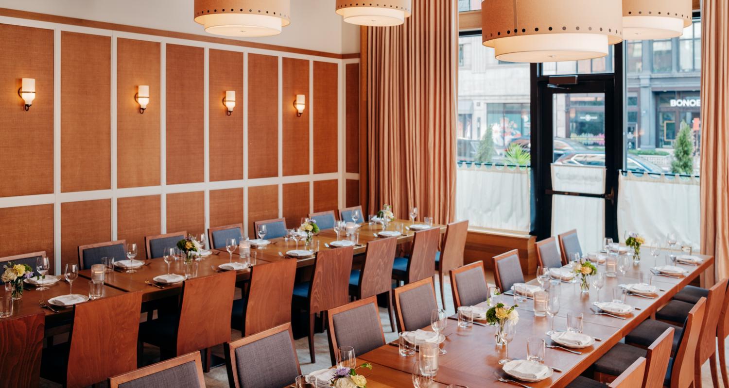 Seating at San Morello, Detroit