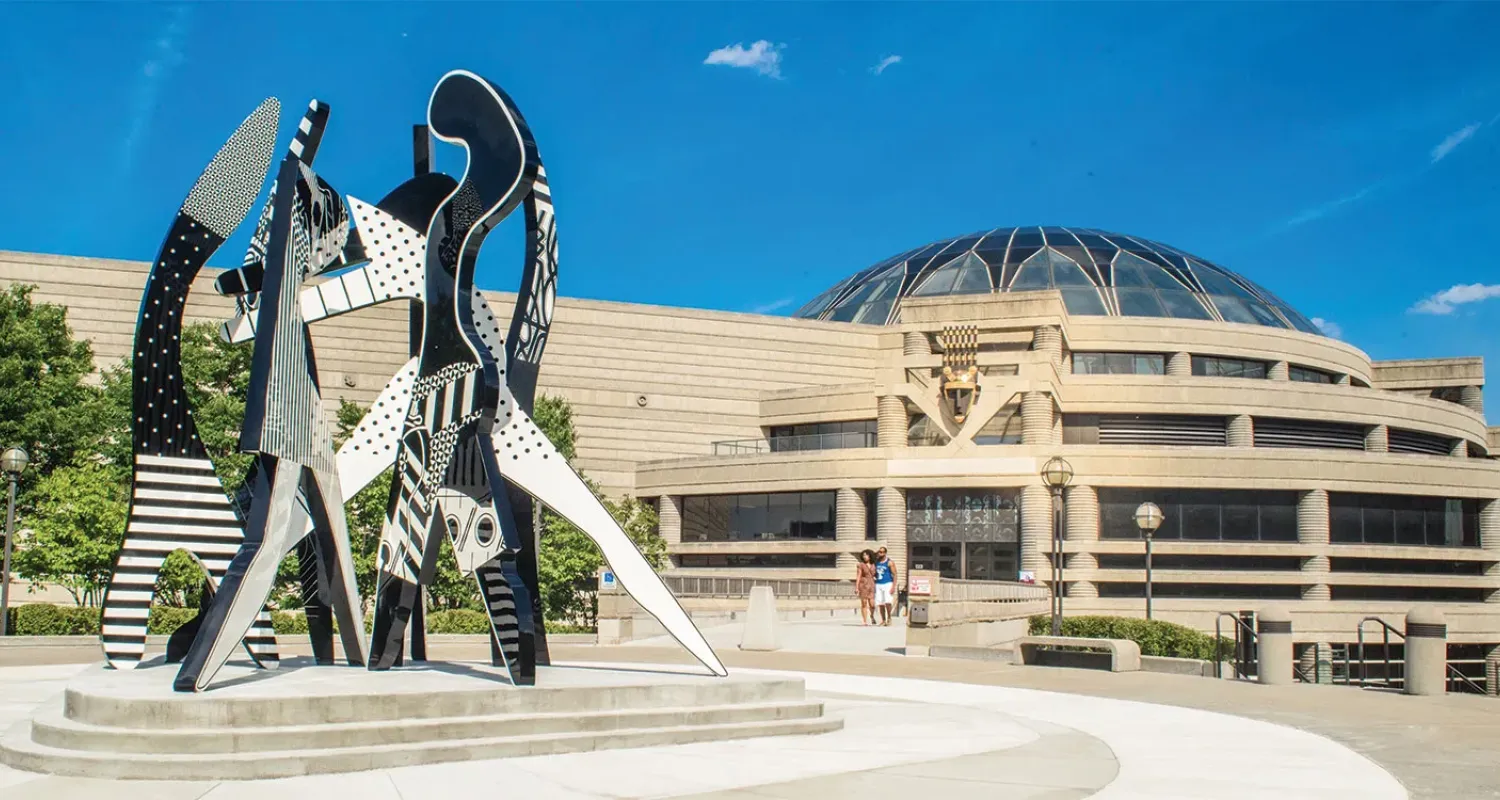 Exterior of Charles H. Wright Museum of African American History