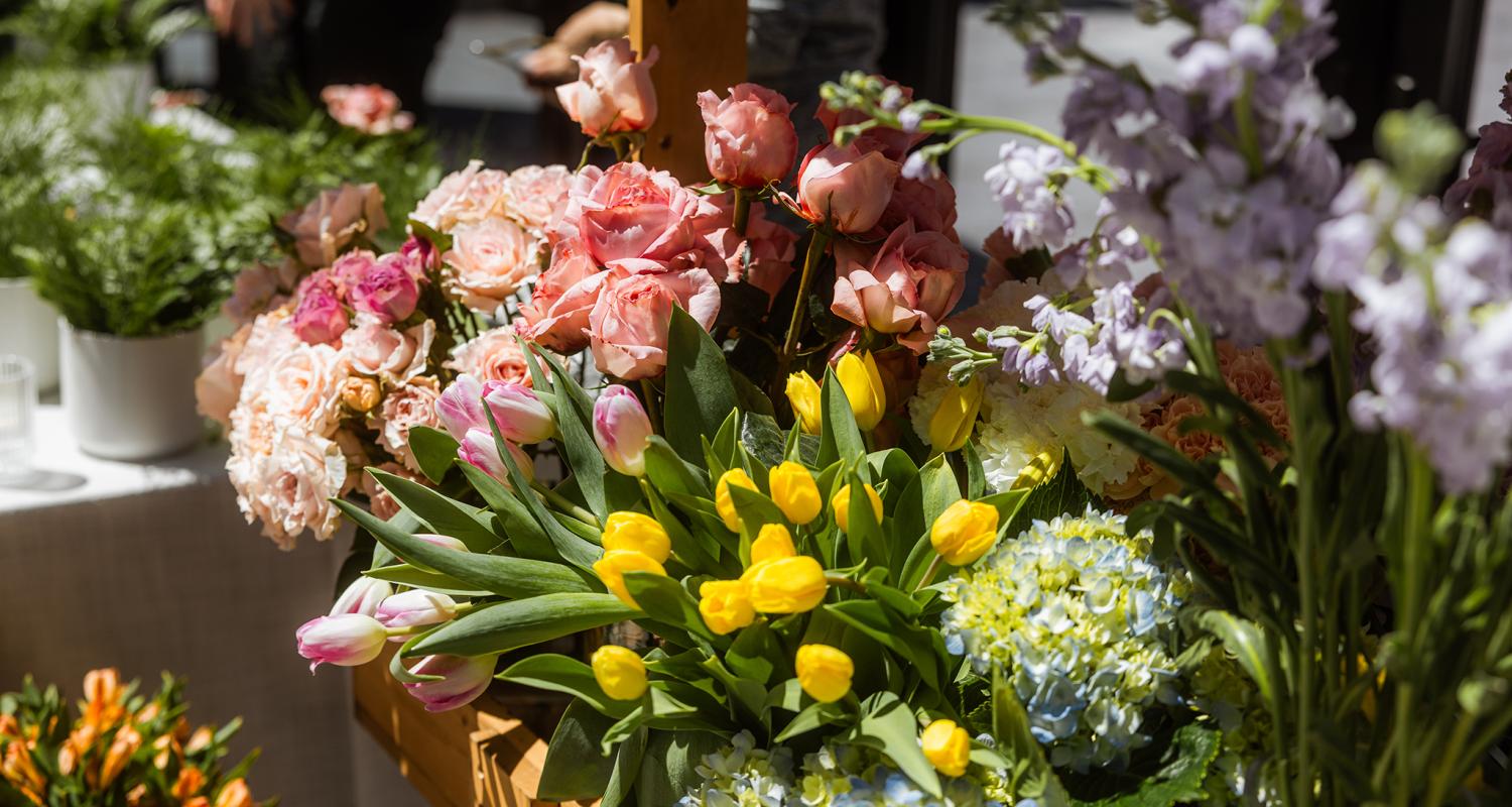 Build your own bouquet bar