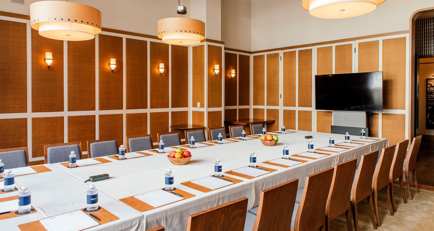 San Morello Private Dining Room Corporate Setup