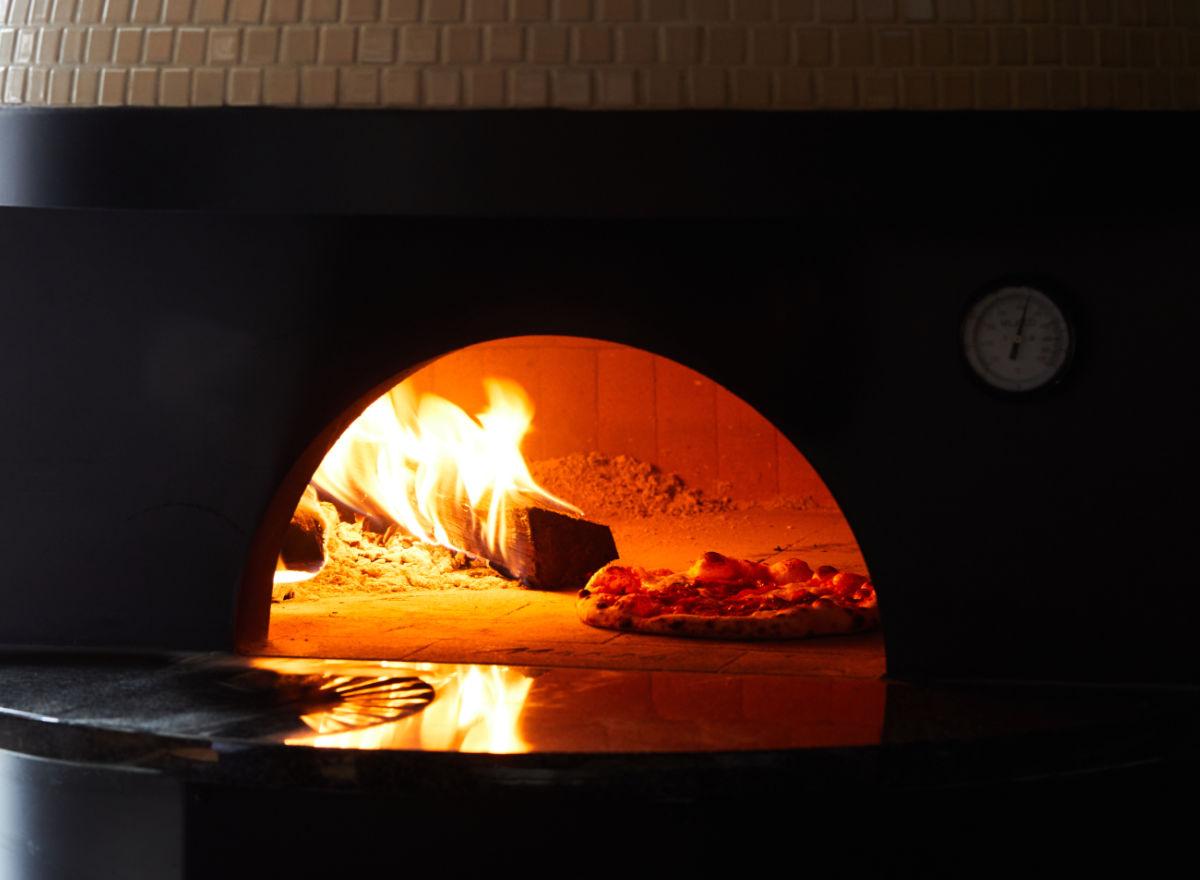 wood-fired pizza oven