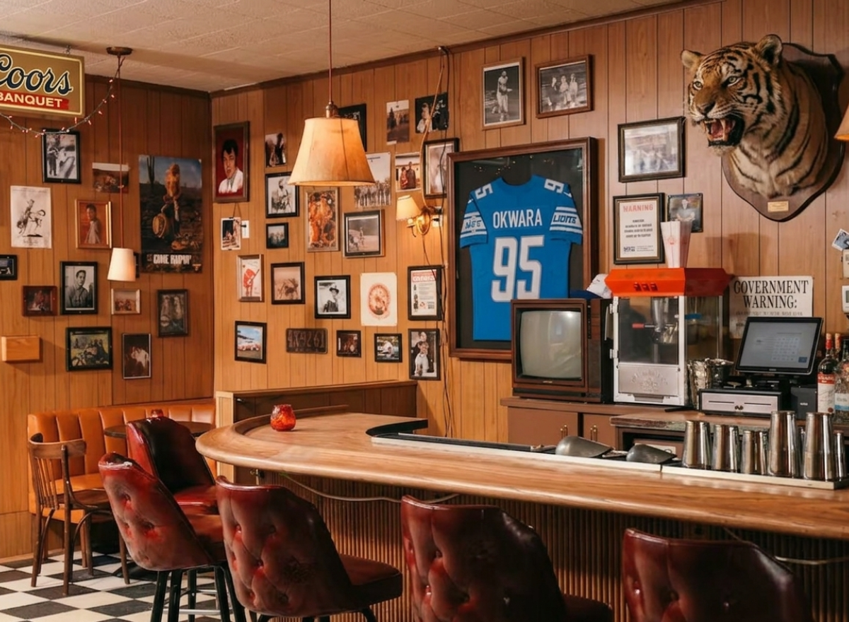 Rendering of Ray's Hometown Bar Detroit