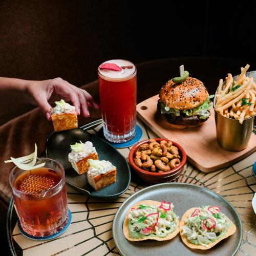 Evening Bar spread of food
