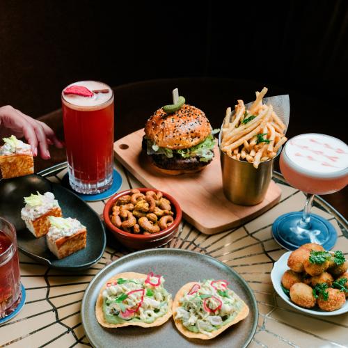 Evening Bar spread of food