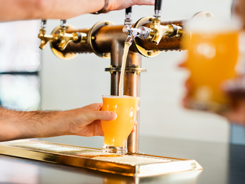 Orange Juice being poured