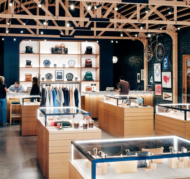 Shinola Detroit Store Interior 