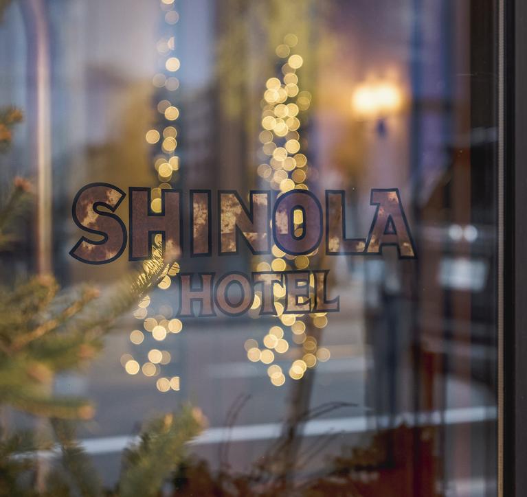 Shinola Hotel during the holidays