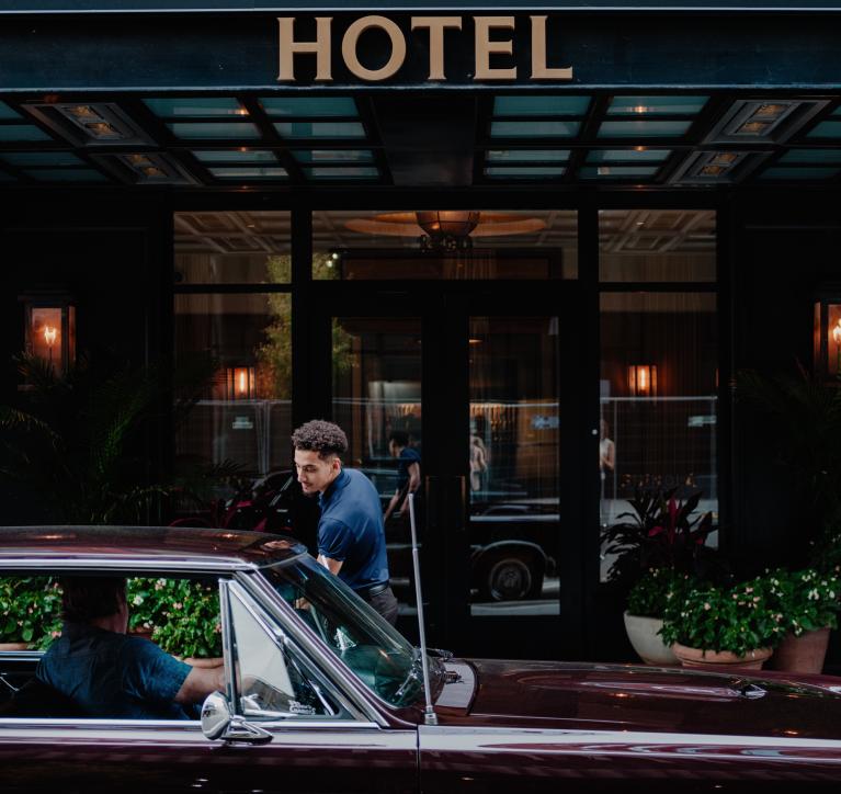 Shinola Hotel arrival