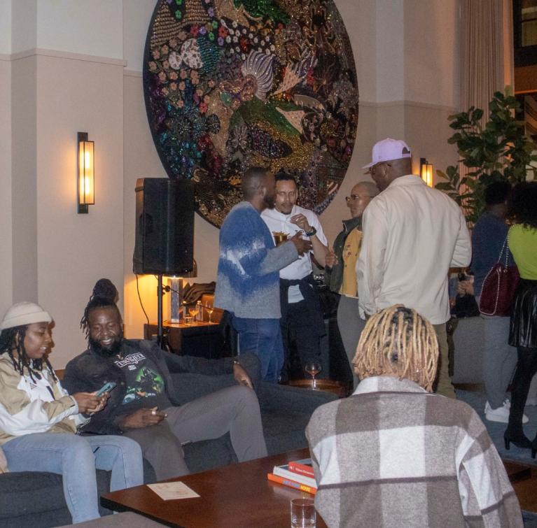 New Year's Eve in the Living Room