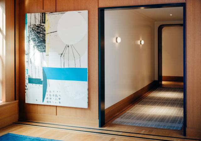 Art Collection Room Hallway at Shinola Hotel
